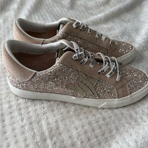 Vintage Havana Glitter Beige Sneakers